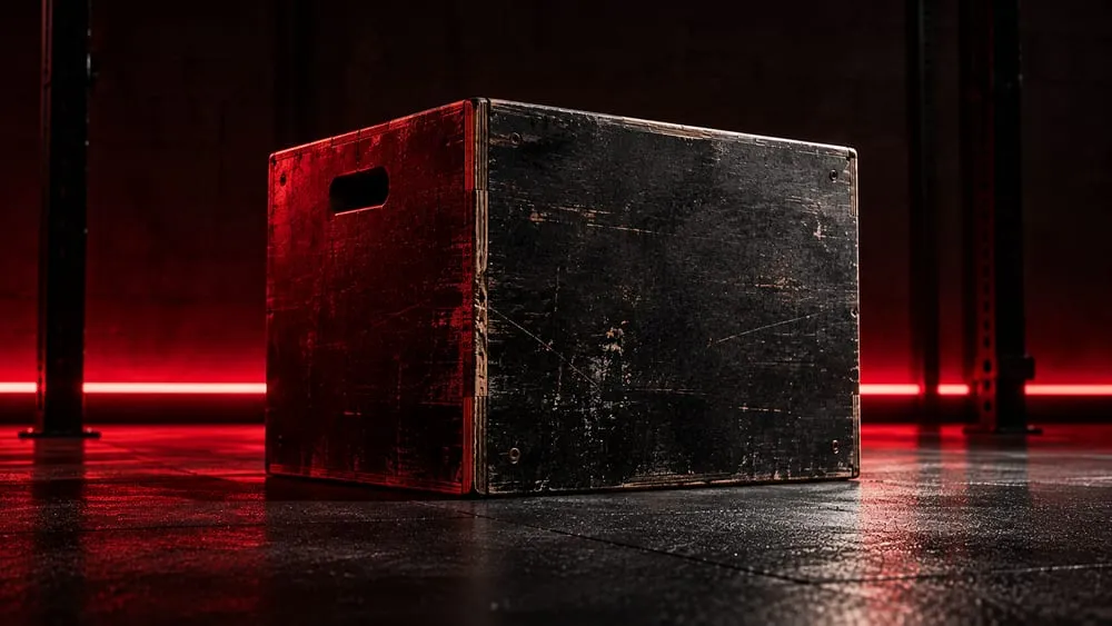 Plyo box under red light